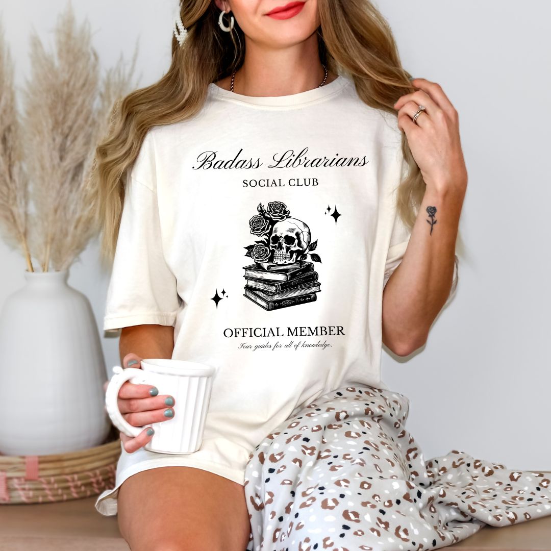 Librarian-Shirt-For-Librarian-Gift-Librarian-Social-Club-Vintage-Style-Tee-For-Librarian-Appreciation