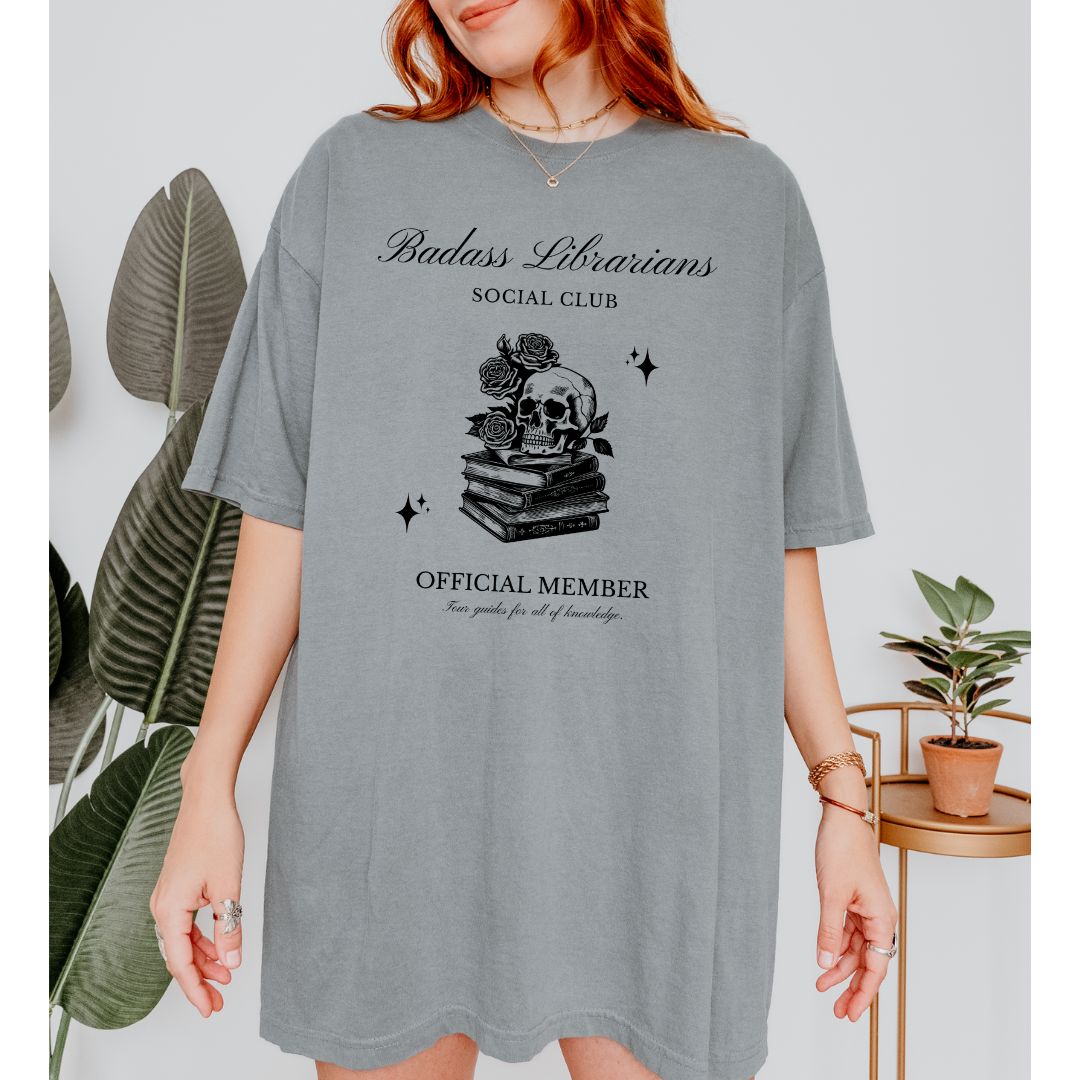 Librarian-Shirt-For-Librarian-Gift-Librarian-Social-Club-Vintage-Style-Tee-For-Librarian-Appreciation