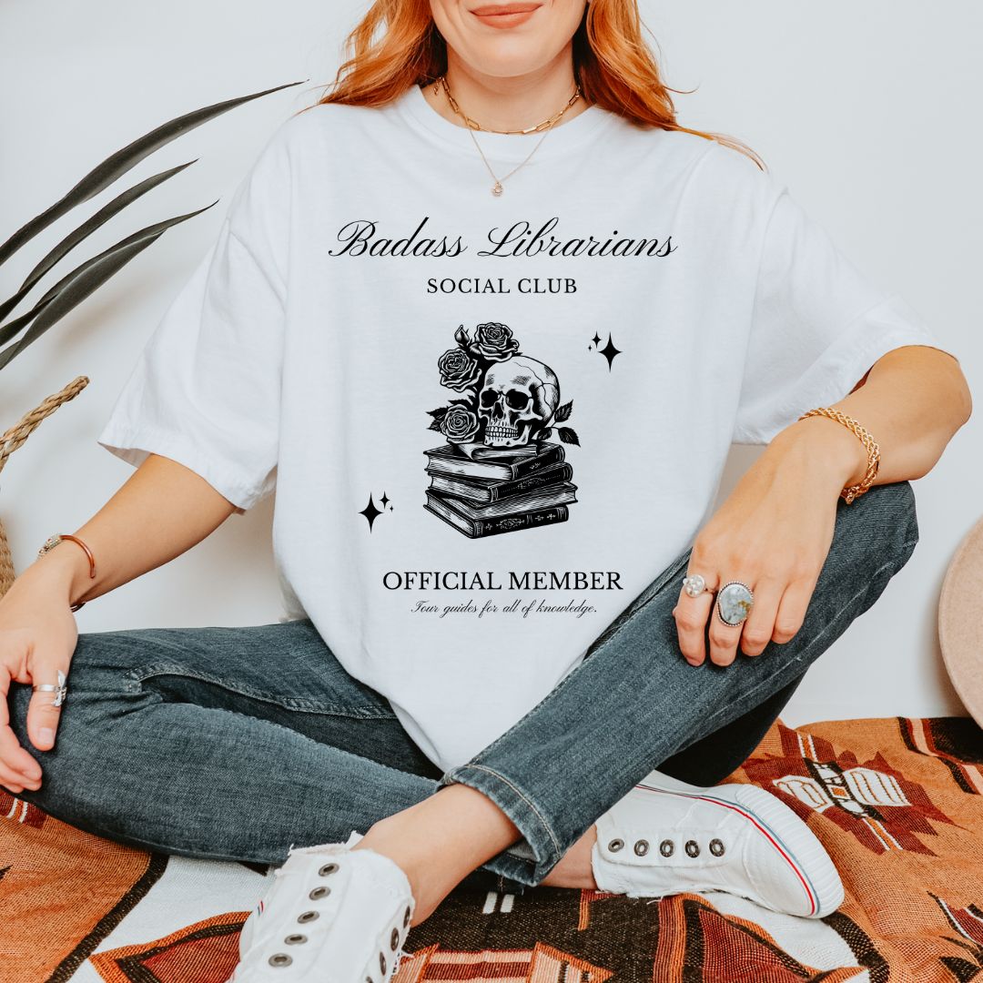 Librarian-Shirt-For-Librarian-Gift-Librarian-Social-Club-Vintage-Style-Tee-For-Librarian-Appreciation