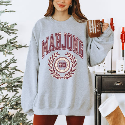 Mahjong Sweatshirt For Mahjong Players Gift Mahjong Fan