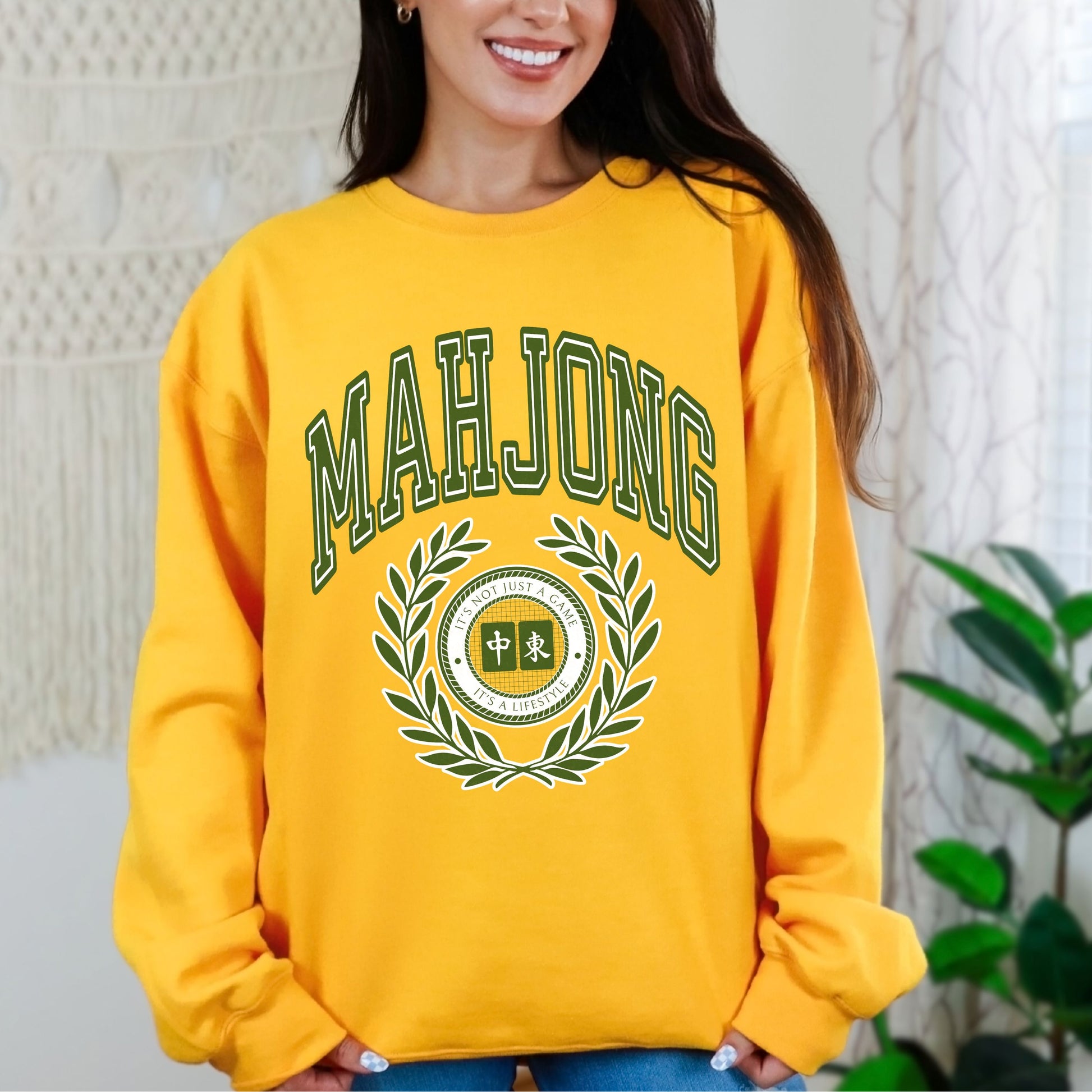 Mahjong Sweatshirt For Mahjong Players Gift Mahjong Fan