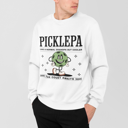 Pickleball Grandpa Sweatshirt For Pickleballer Grandfather Gift