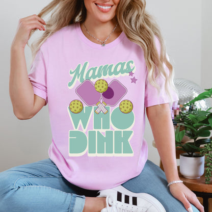 Pickleball Mama T-Shirt For Mom Pickleball Lover Gift Dink Pickleballer