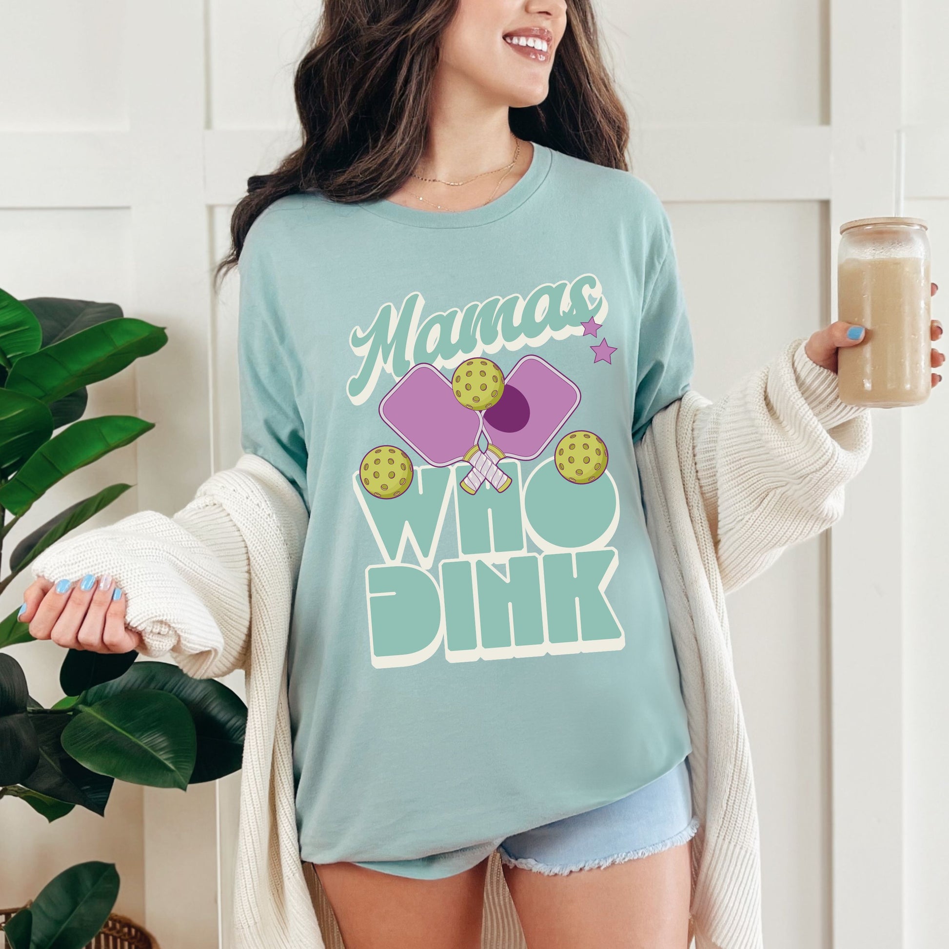 Pickleball Mama T-Shirt For Mom Pickleball Lover Gift Dink Pickleballer