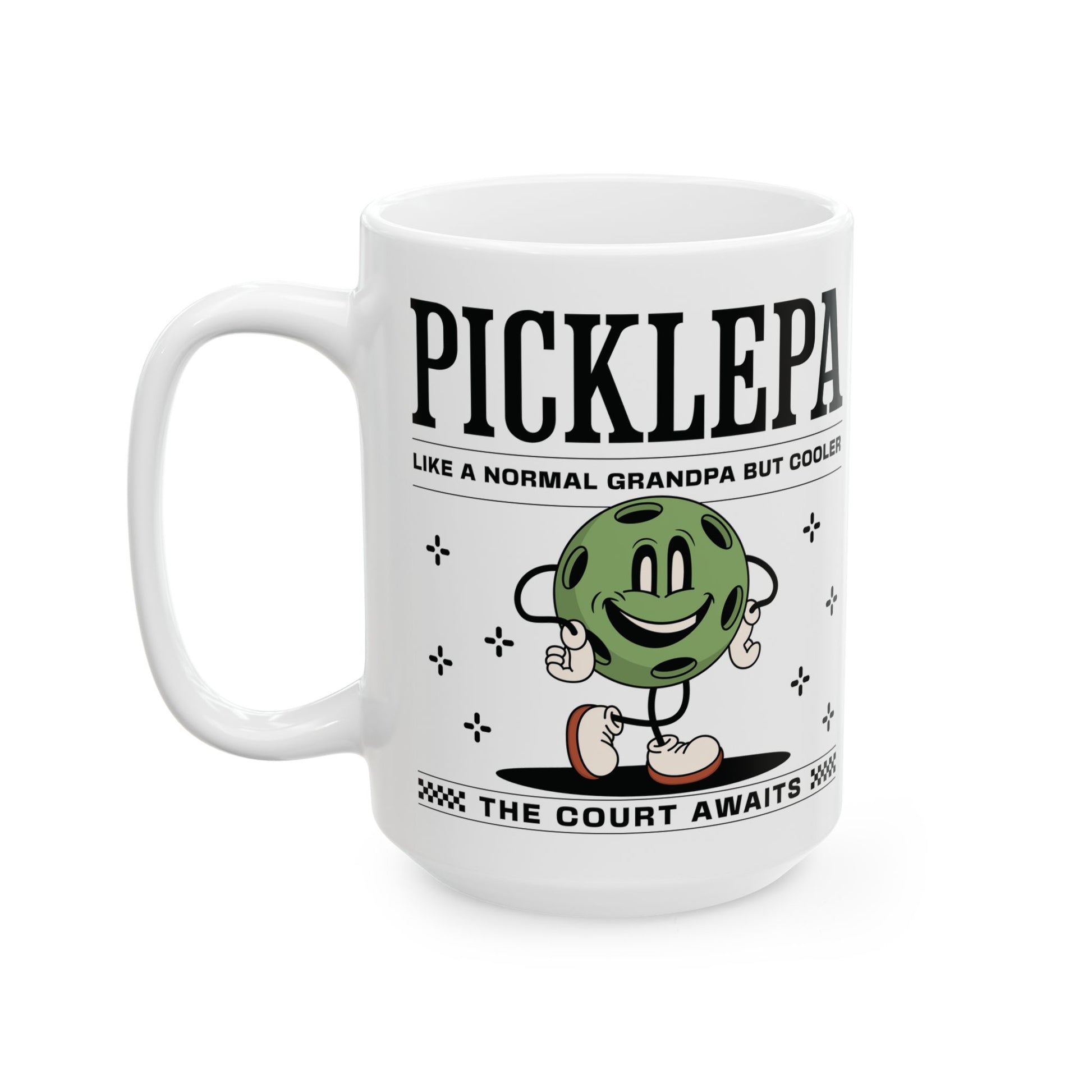 Pickleball Grandpa Mug For Pickleballer Grandfather Gift