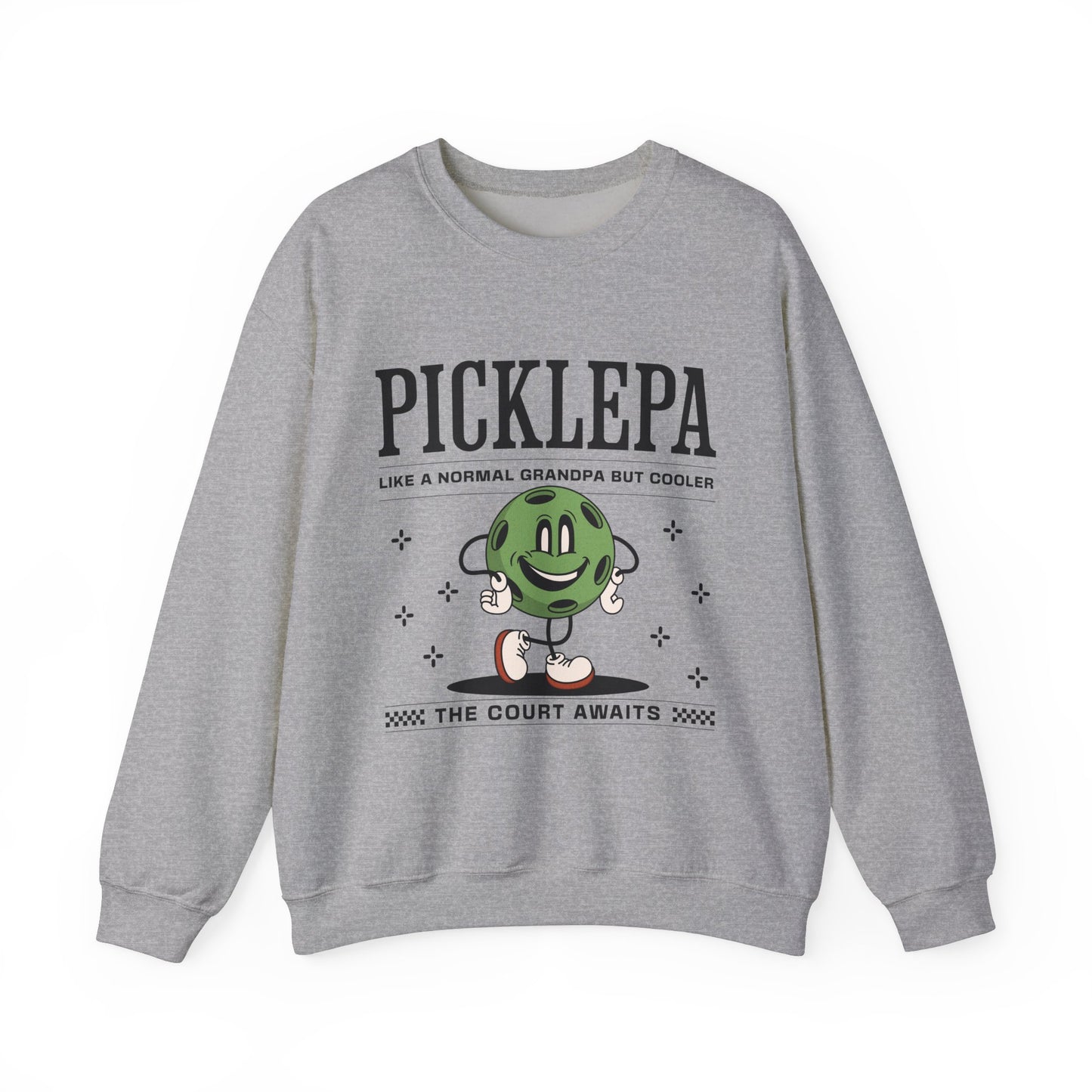 Pickleball Grandpa Sweatshirt For Pickleballer Grandfather Gift