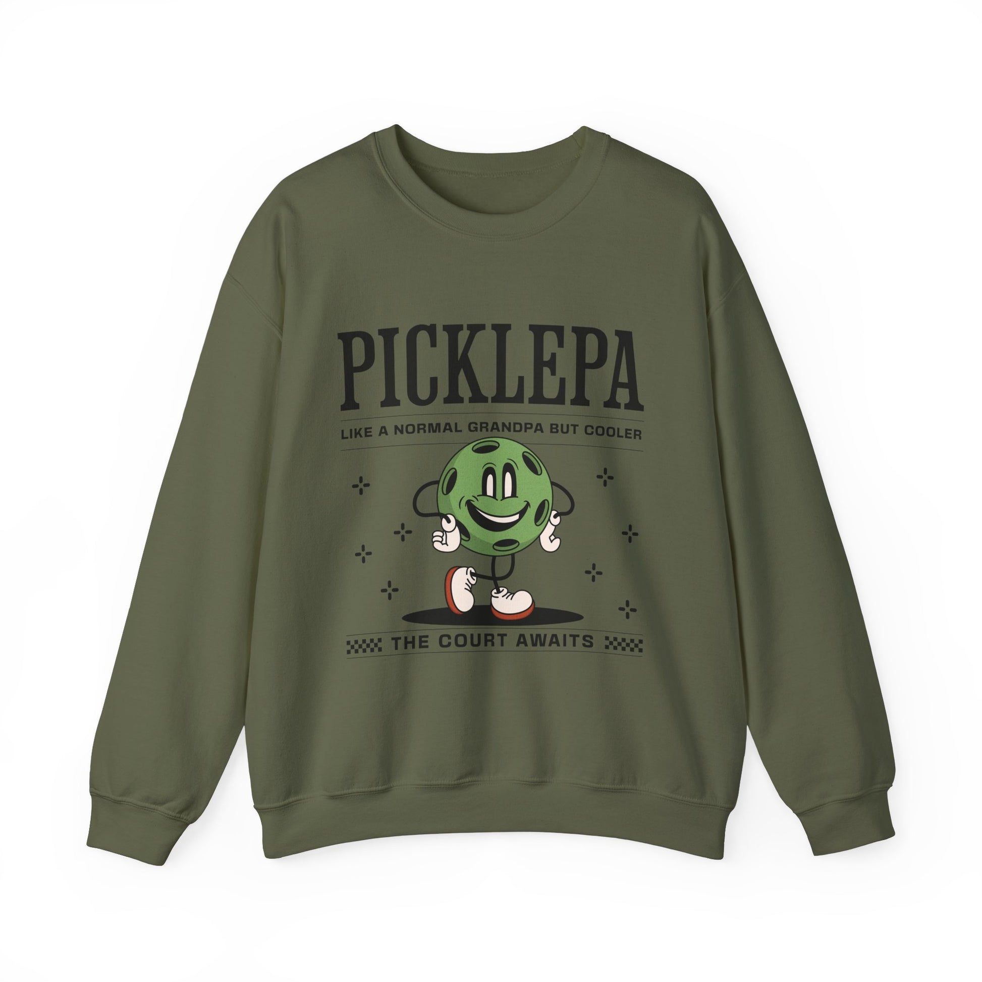 Pickleball Grandpa Sweatshirt For Pickleballer Grandfather Gift