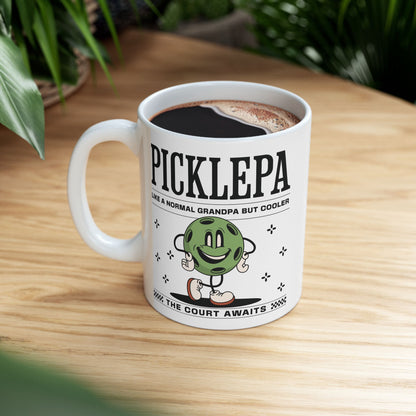 Pickleball Grandpa Mug For Pickleballer Grandfather Gift