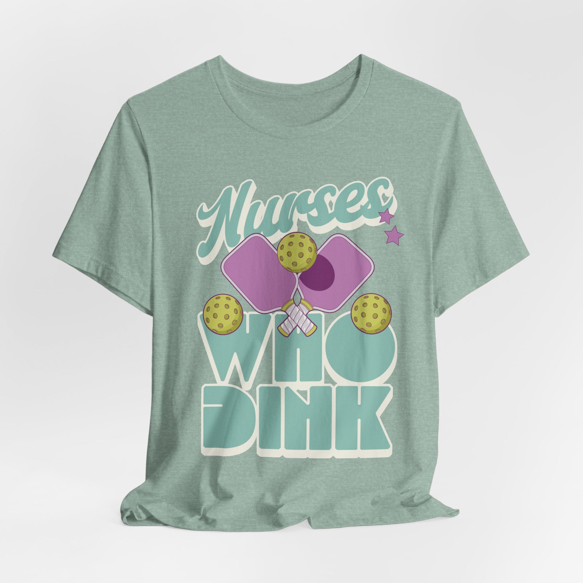 Pickleball Nurse T-Shirt For Nurse Pickleball Lover Gift Dink Pickleballer