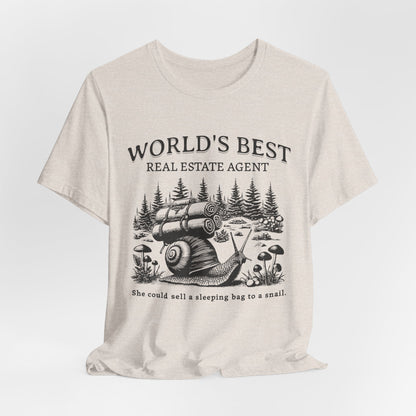 Realtor Tee World's Best Realtor Gift-Real-Estate-Agent-Funny-Shirt