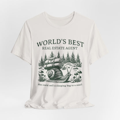 Realtor Tee World's Best Realtor Gift-Real-Estate-Agent-Funny-Shirt