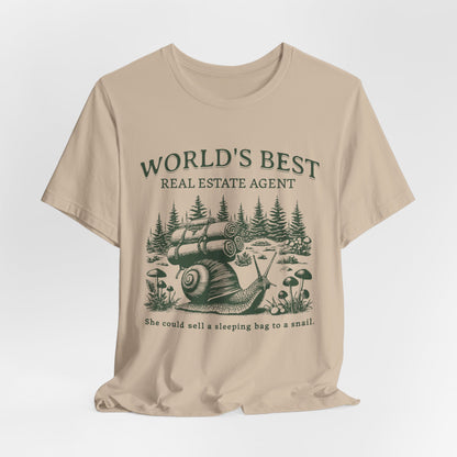 Realtor Tee World's Best Realtor Gift-Real-Estate-Agent-Funny-Shirt