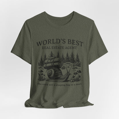 Realtor Tee World's Best Realtor Gift-Real-Estate-Agent-Funny-Shirt