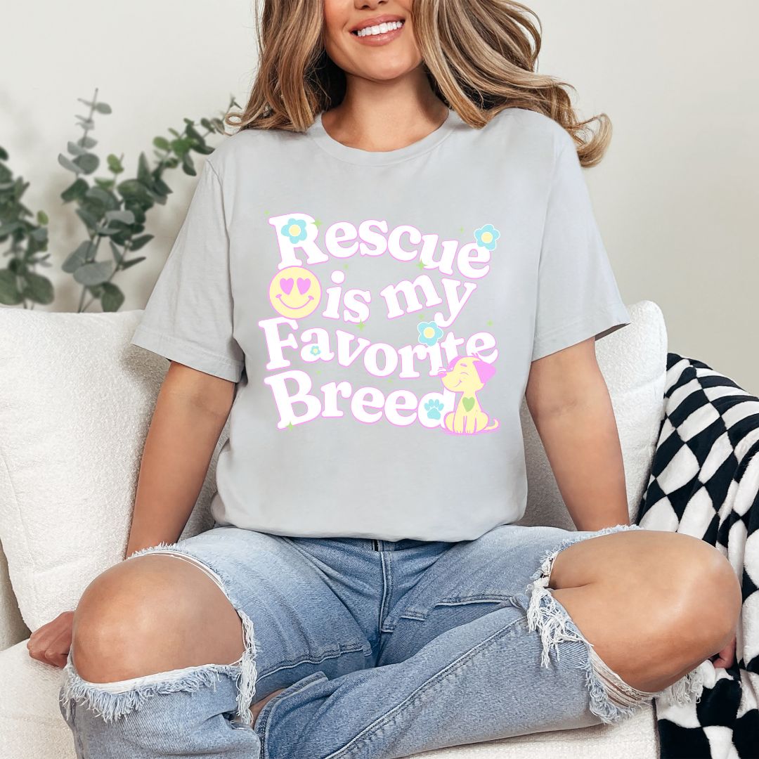 Rescue-Lover-Tee-For-Dog-Lovers-Vet-Tech-Veterinarian-Shirt-Gift-For-Pet-Adoption