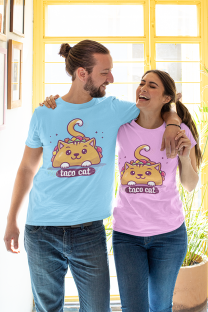 Taco Cat Wordplay Palindrome Tee