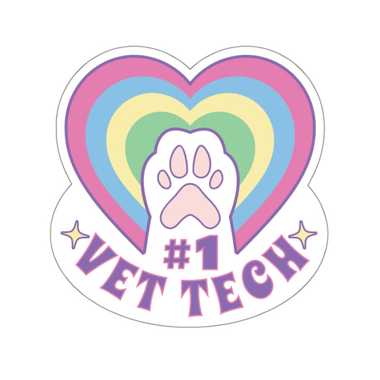Vet Tech Sticker For Veterinary Technician Gift Vet Tech Decal