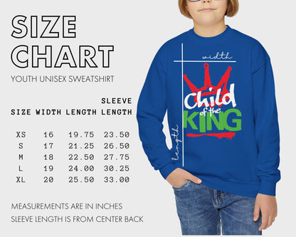 Christian Kids Sweatshirt For Youth Child Of The King Sweatshirt