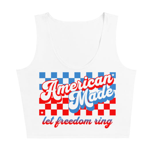 4th of july tank top usa crop top american made retro style patriotic tank top sexy 4th of july shirt