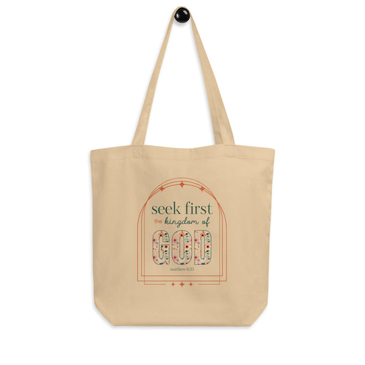 Seek First Christian Tote