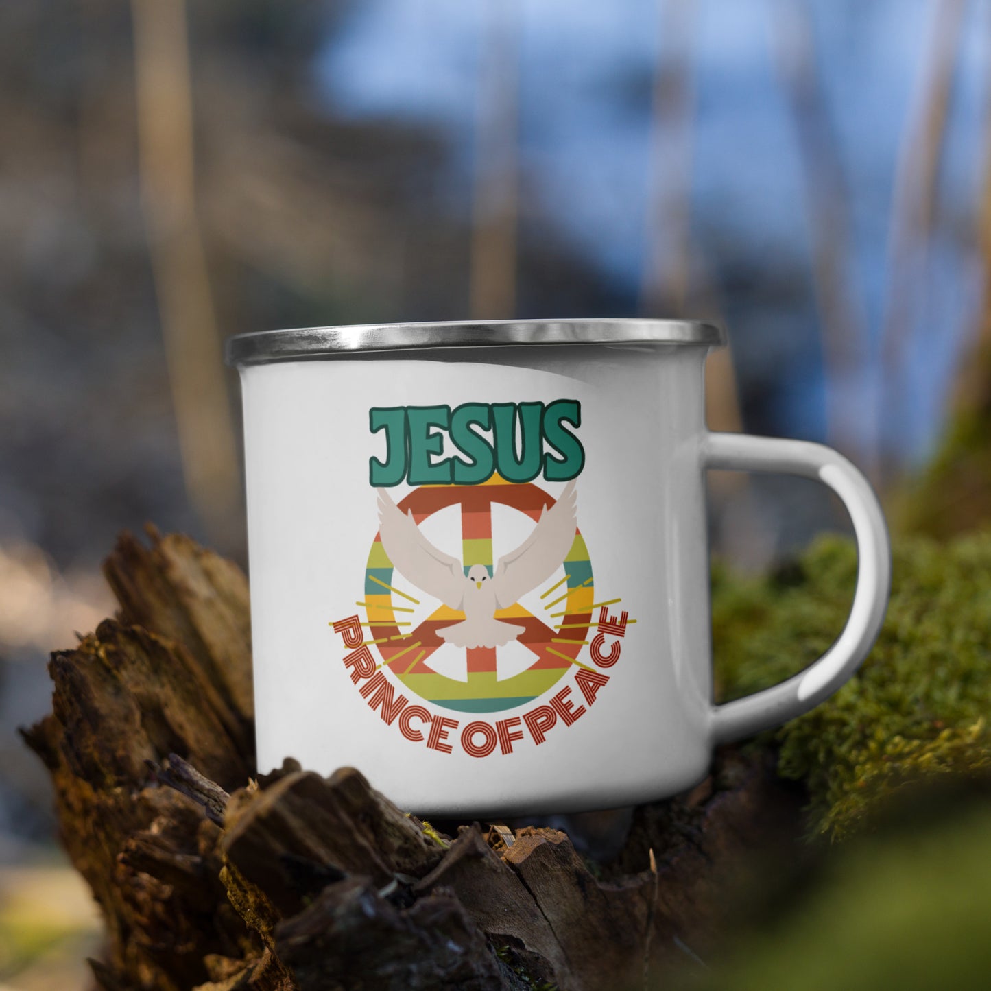 Jesus Prince of Peace Christian Camp Mug