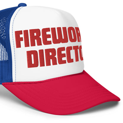 fireworks director hat for 4th of july funny hat usa trucker hat america