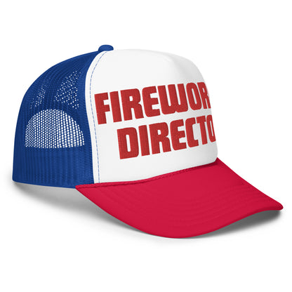 fireworks director hat for 4th of july funny hat usa trucker hat america