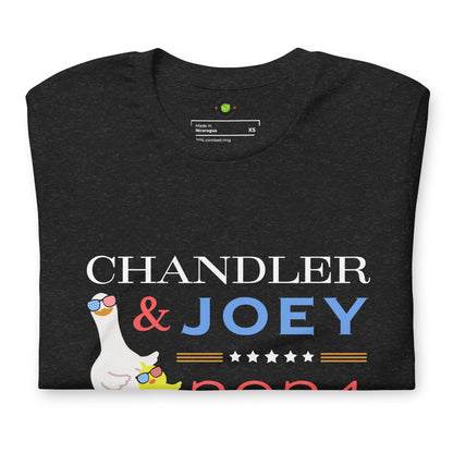 funny-election-tees-friends-tv-show-tshirt-chandler-joey-for-president-2024-vote-tee