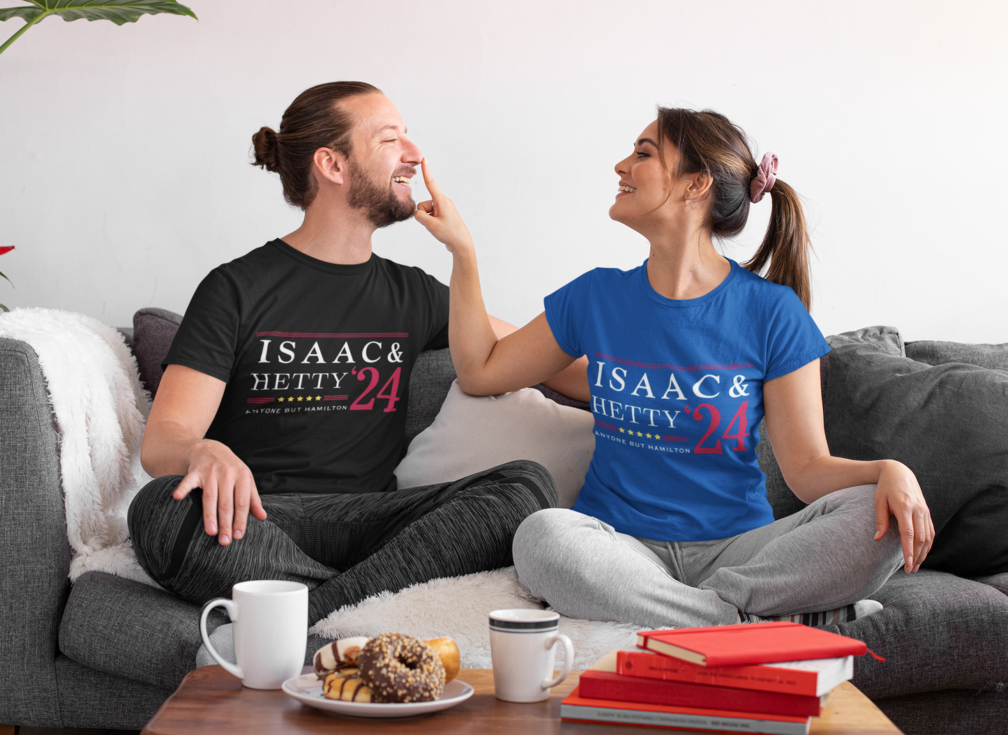 Elect Isaac & Hetty Ghosts Tee Ghosts US Fan TShirt Gift For Ghosts Fan Election 2024 Funny Tee