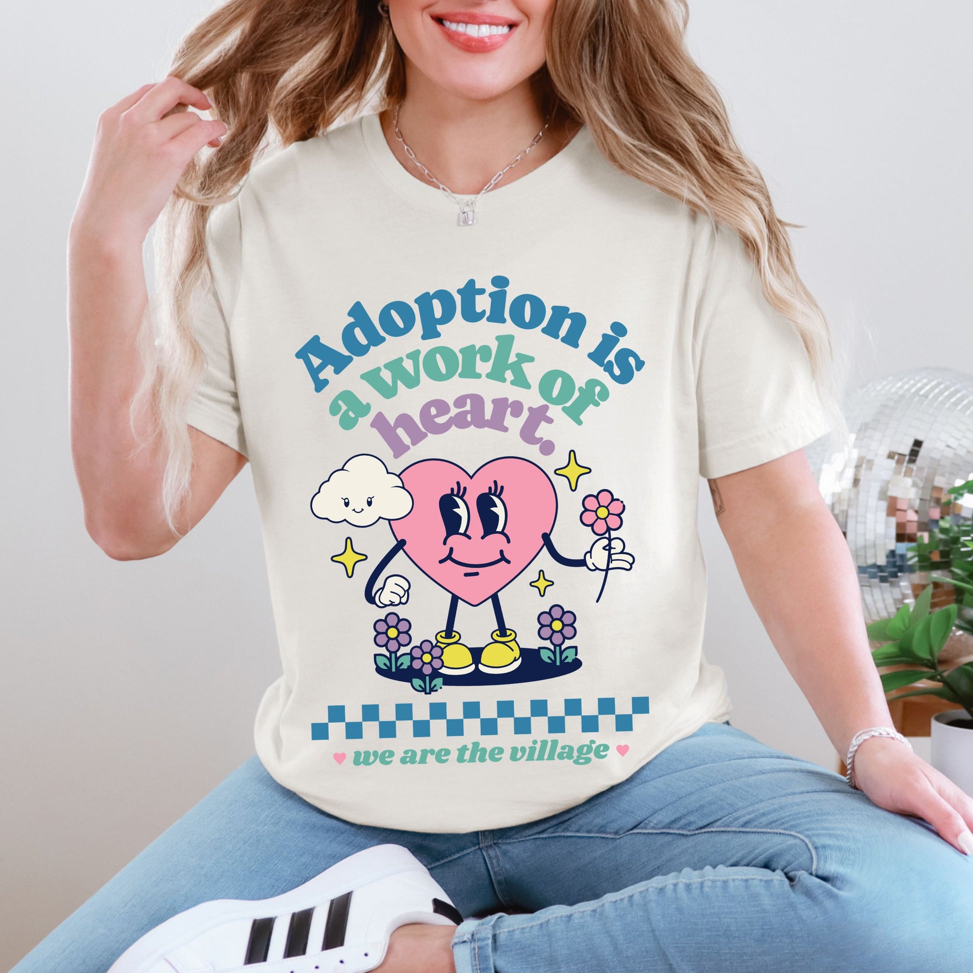 Adoption Shirt For New Adoption Gift Adoption Day Family Tees Retro