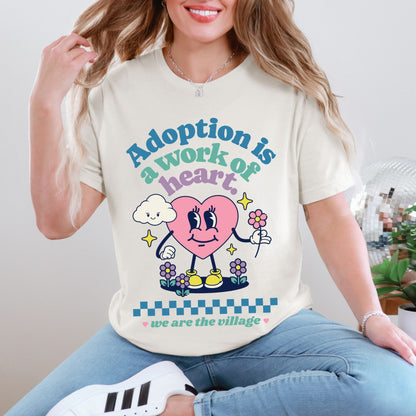 Adoption Shirt For New Adoption Gift Adoption Day Family Tees Retro