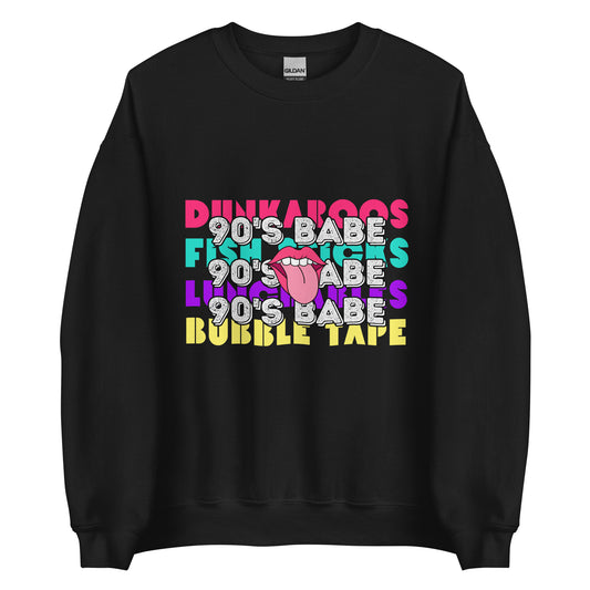 90's Sweatshirt - Retro 90's Babe Gift For 90's Kid