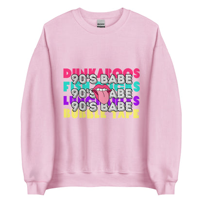 90's Sweatshirt - Retro 90's Babe Gift For 90's Kid