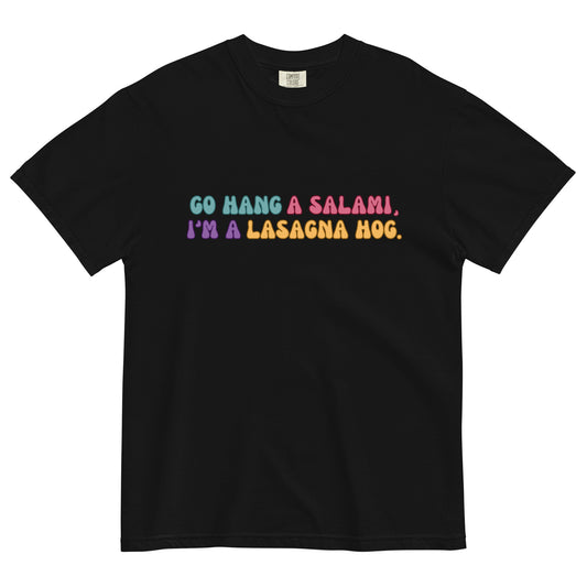 Salami Lasagna Palindrome Tee