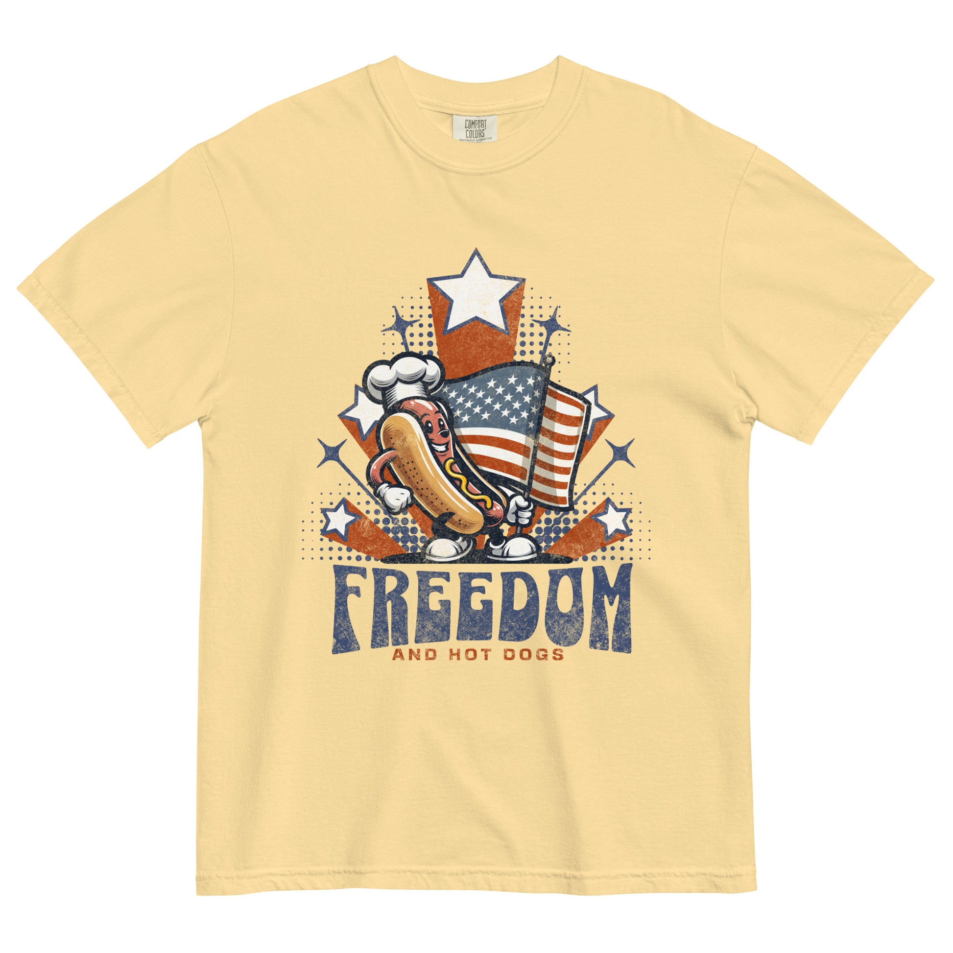 4th-of-july-tee-retro-usa-shirt-cute-patriotic-tshirt-freedom-tee-hot-dog-shirt-red-white-blue.