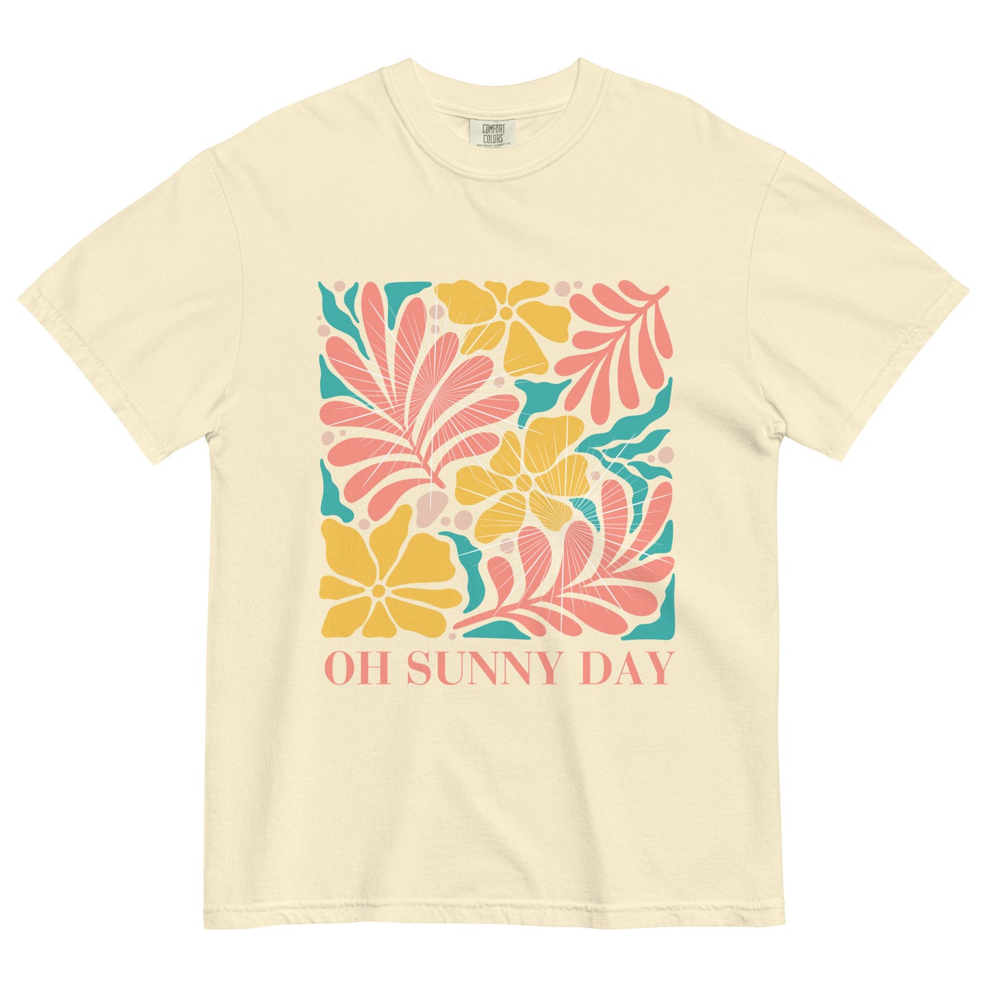 Aesthetic-Shirt-Flower-Tee-Sunny-Day-Summer-Shirt-For-Beach-Cute-Gift