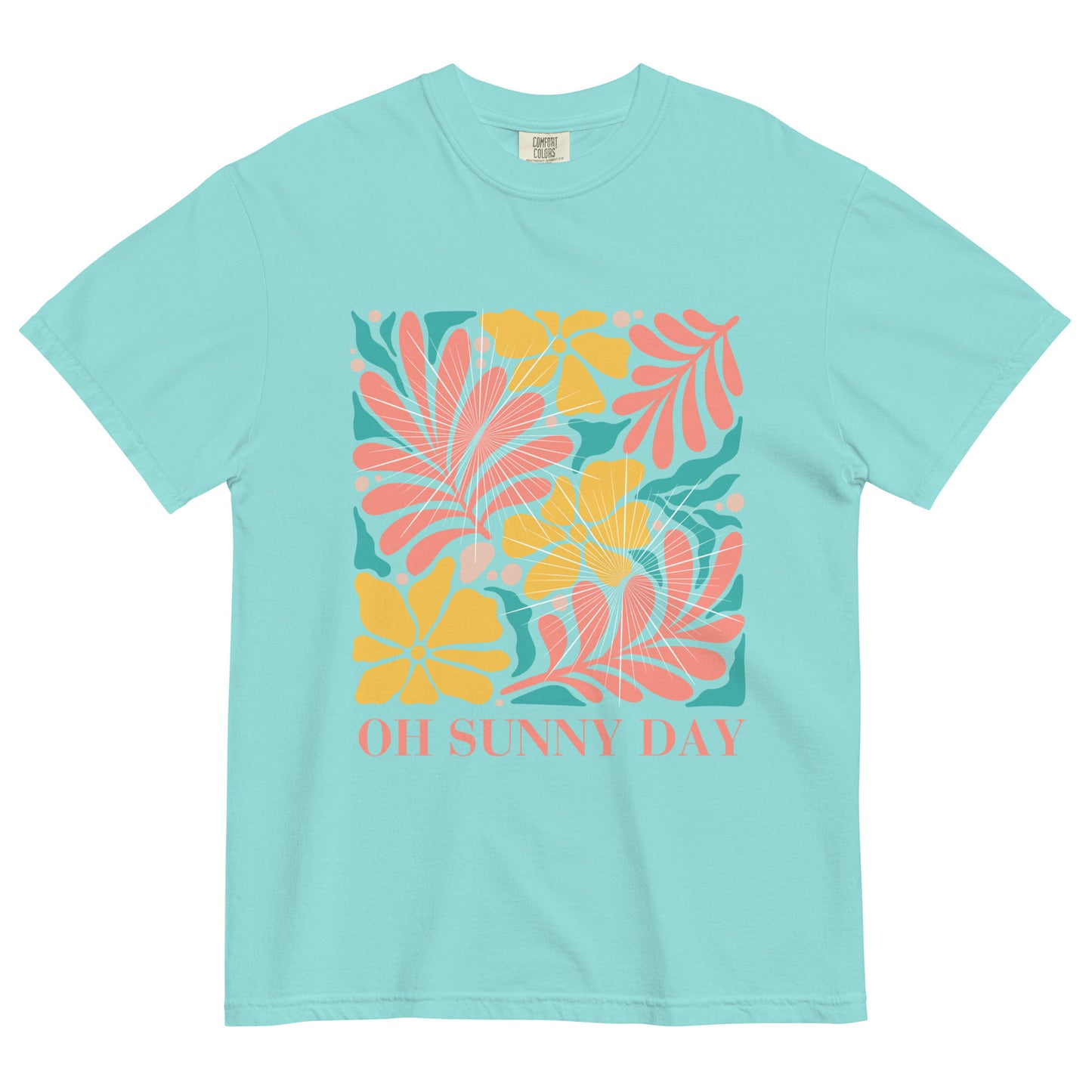 Aesthetic-Shirt-Flower-Tee-Sunny-Day-Summer-Shirt-For-Beach-Cute-Gift