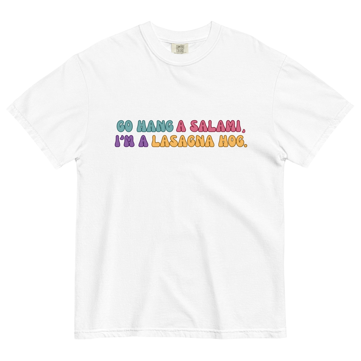 Salami Lasagna Palindrome Tee