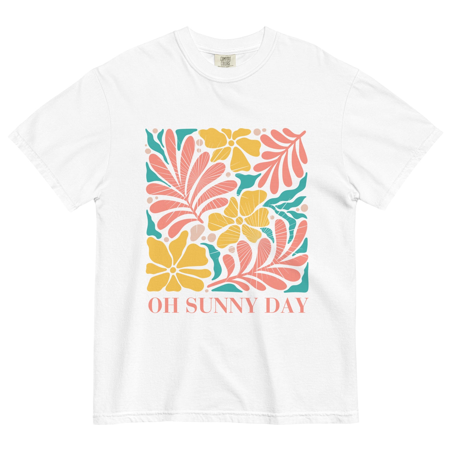 Aesthetic-Shirt-Flower-Tee-Sunny-Day-Summer-Shirt-For-Beach-Cute-Gift