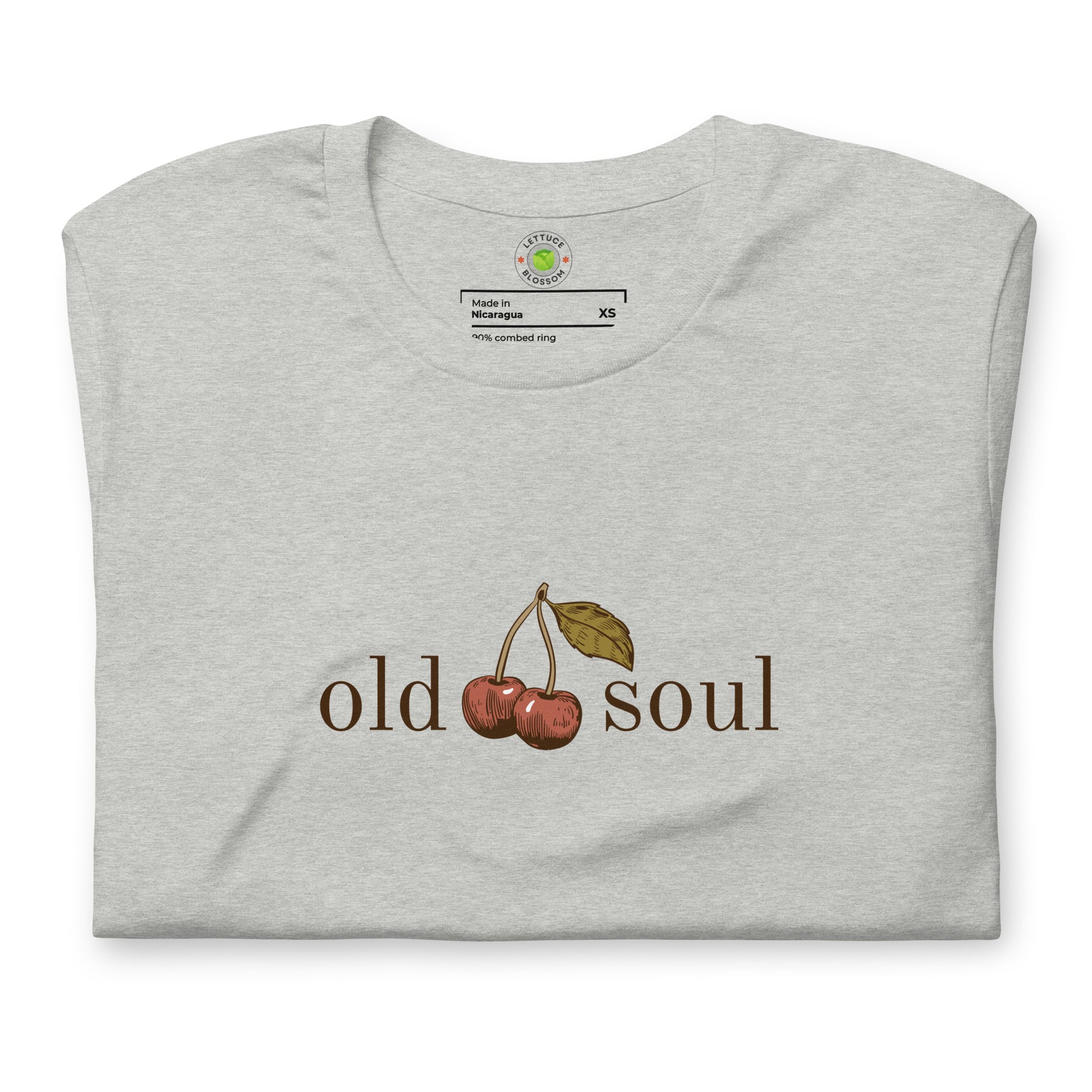 Old Soul Tee Vintage Style Cherry Aesthetic T-Shirt