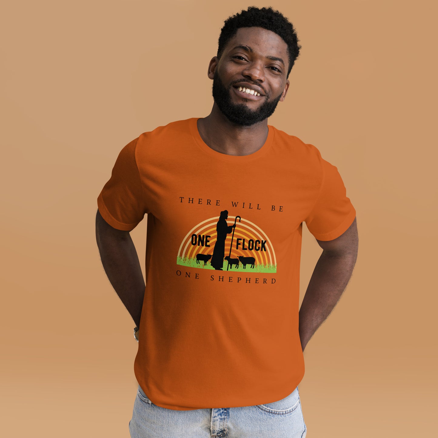 One Flock One Shepherd Christian Tee