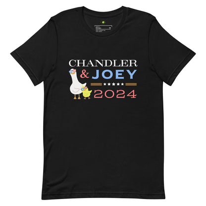 funny-election-tees-friends-tv-show-tshirt-chandler-joey-for-president-2024-vote-tee