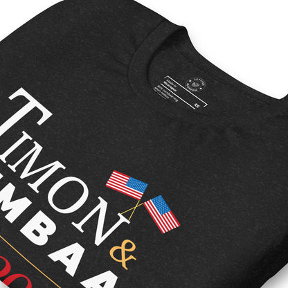 Elect Timon & Pumbaa Lion King Dark Tee