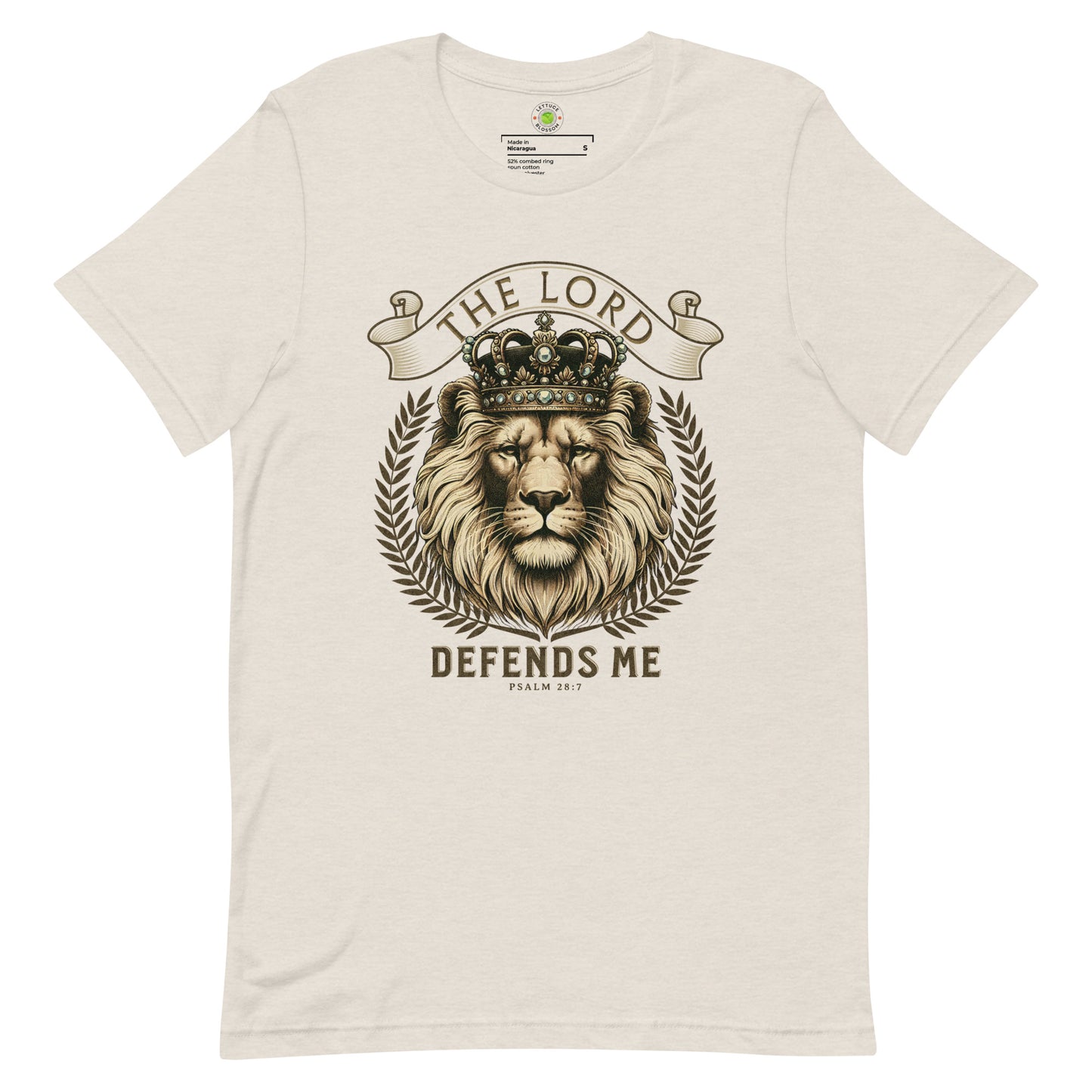 Lord Defends Lion Christian Tee