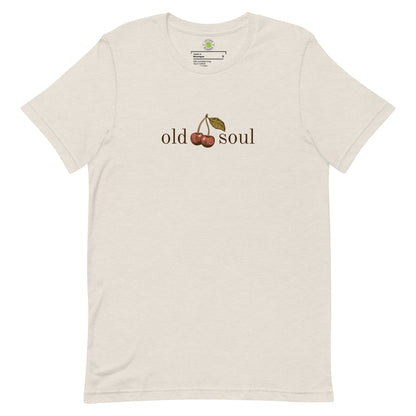 Old Soul Tee Vintage Style Cherry Aesthetic T-Shirt