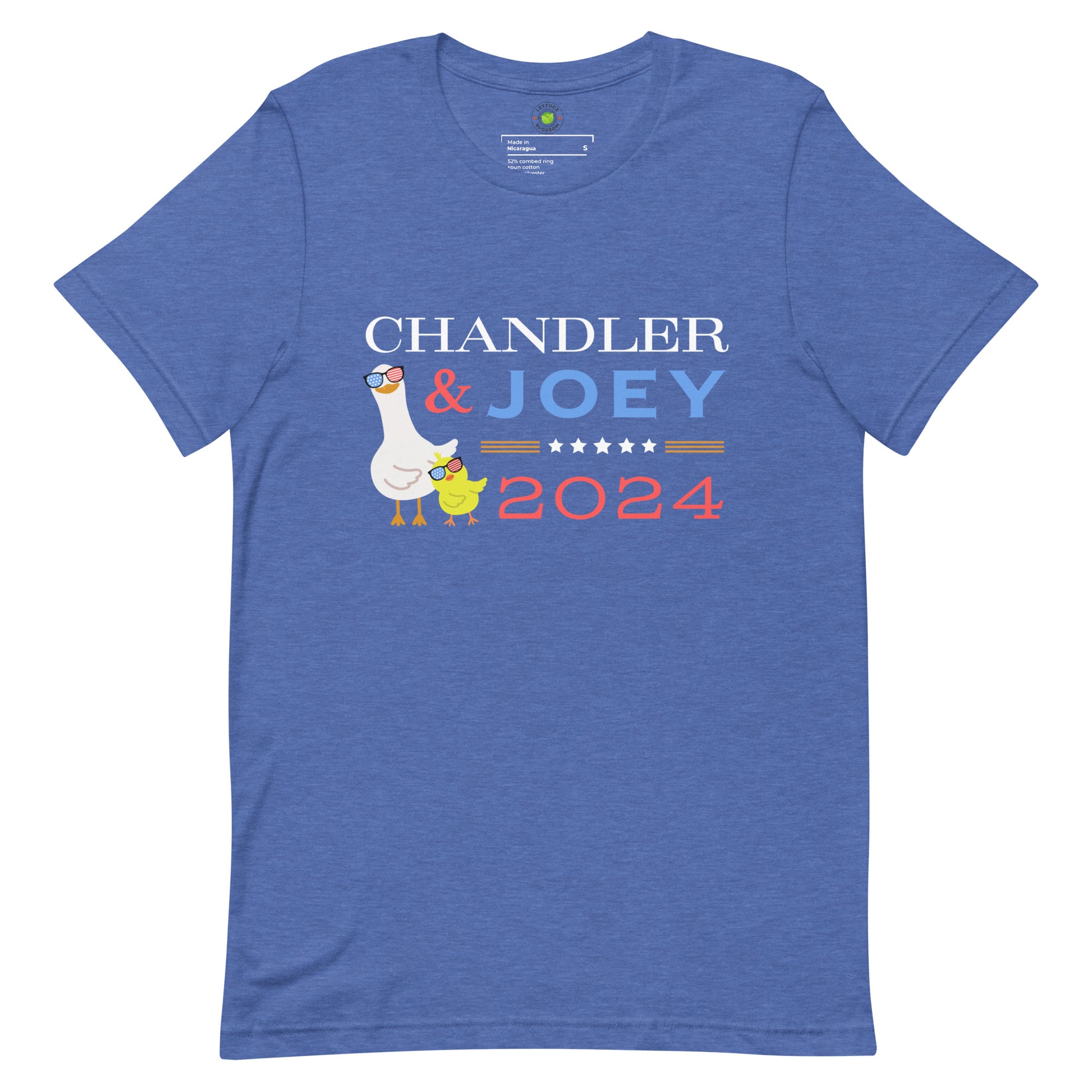 funny-election-tees-friends-tv-show-tshirt-chandler-joey-for-president-2024-vote-tee