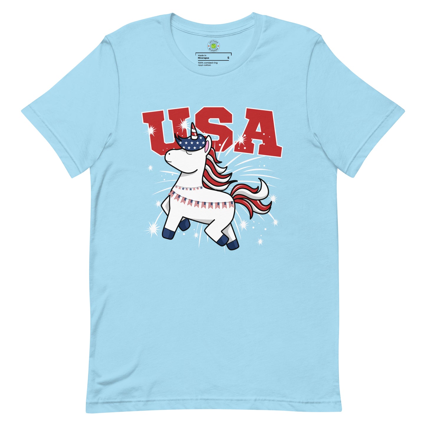 4th Of July Tee Patriotic Unicorn America Shirt For Funny USA Tee Unicorn Lovers Gift