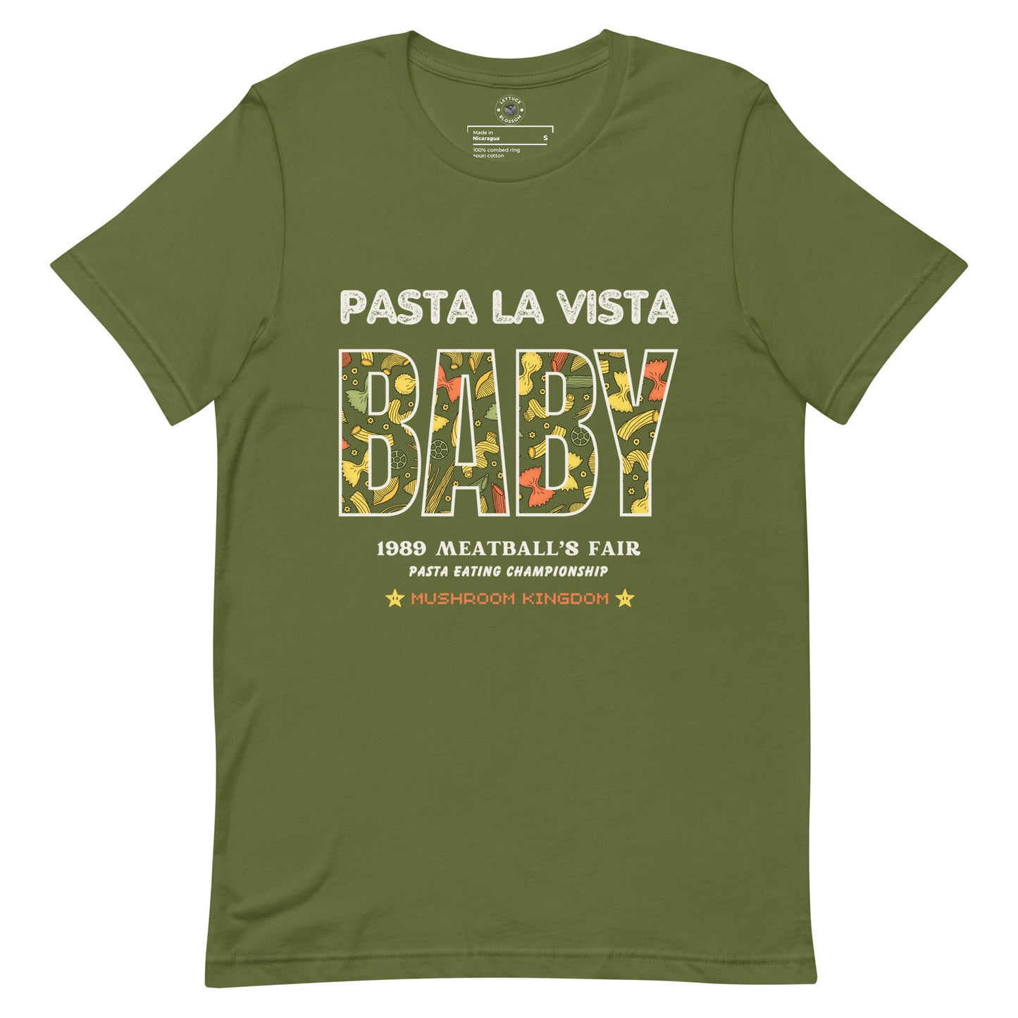 Pasta Pun Mario Brothers Tee