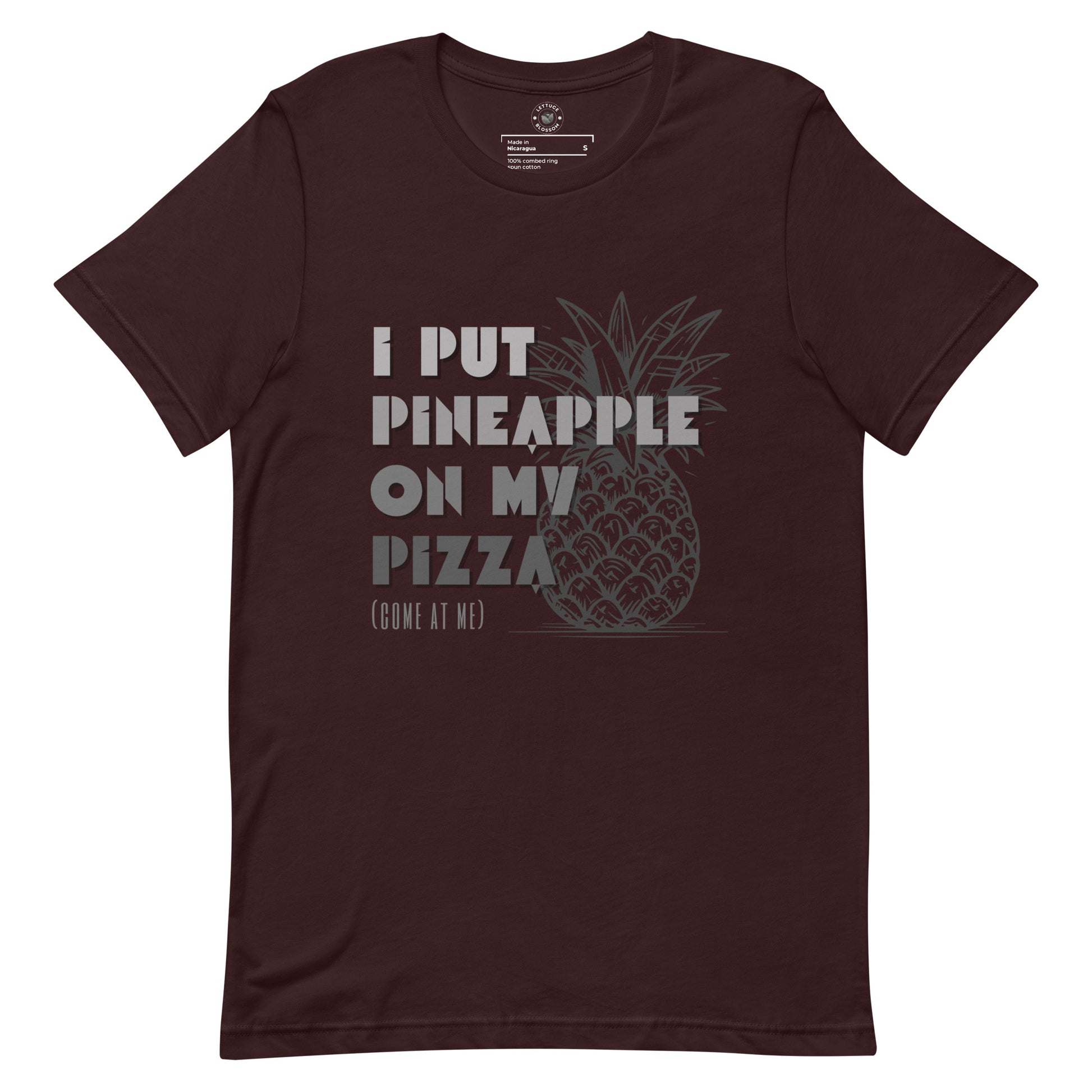 funny tee shirt for pineapple pizza fans gift for pizza lovers gag gift