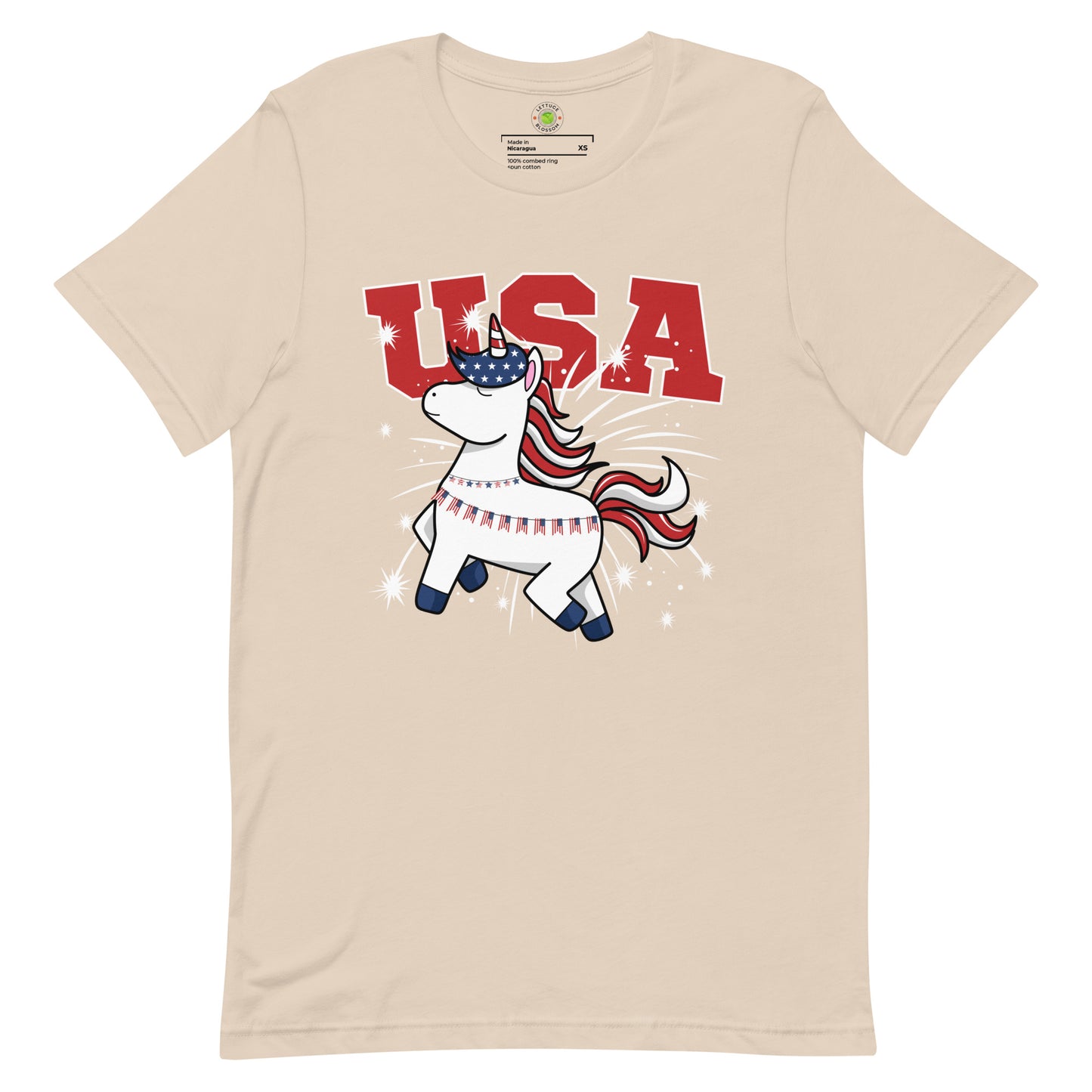 4th Of July Tee Patriotic Unicorn America Shirt For Funny USA Tee Unicorn Lovers Gift