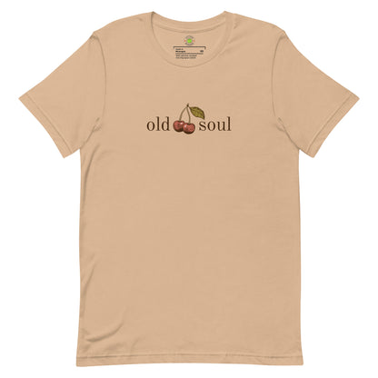 Old Soul Tee Vintage Style Cherry Aesthetic T-Shirt